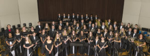 Padua Franciscan High School Symphonic band group photo