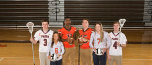 Student athletes at Padua Franciscan High School in Parma, OH
