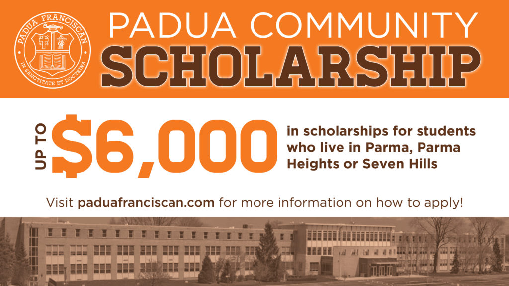 Padua Community Scholarship announcement