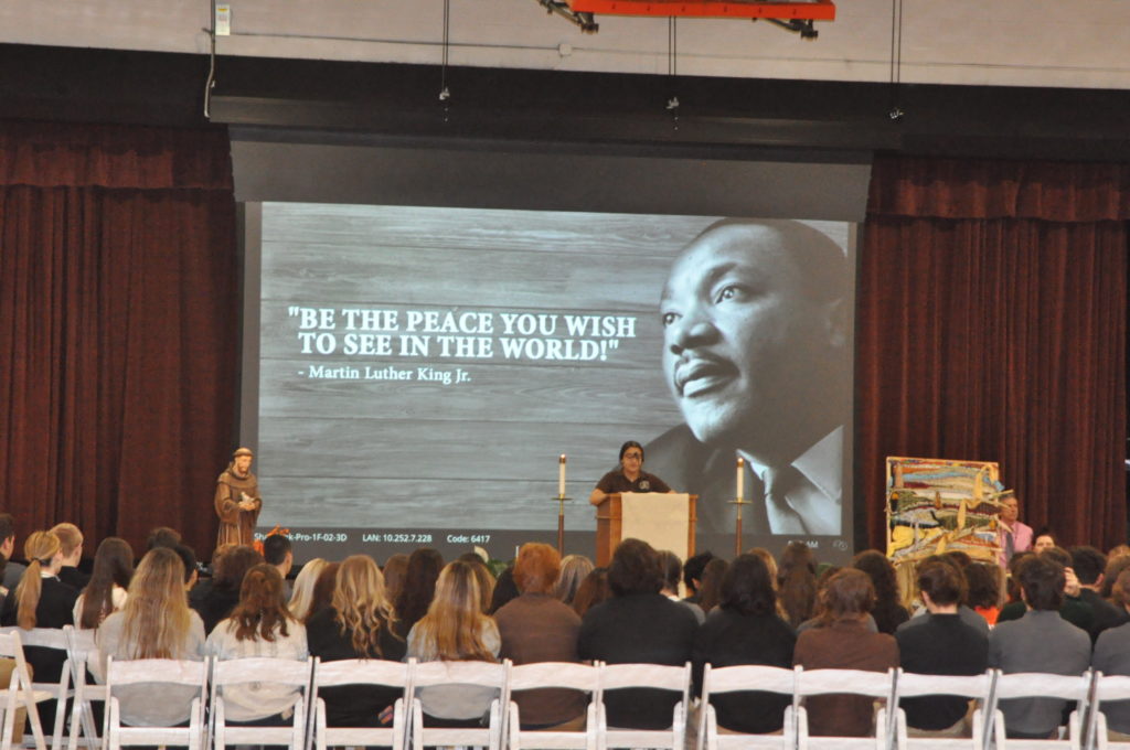 Prayer service on Dr. Martin Luther King Jr. Day